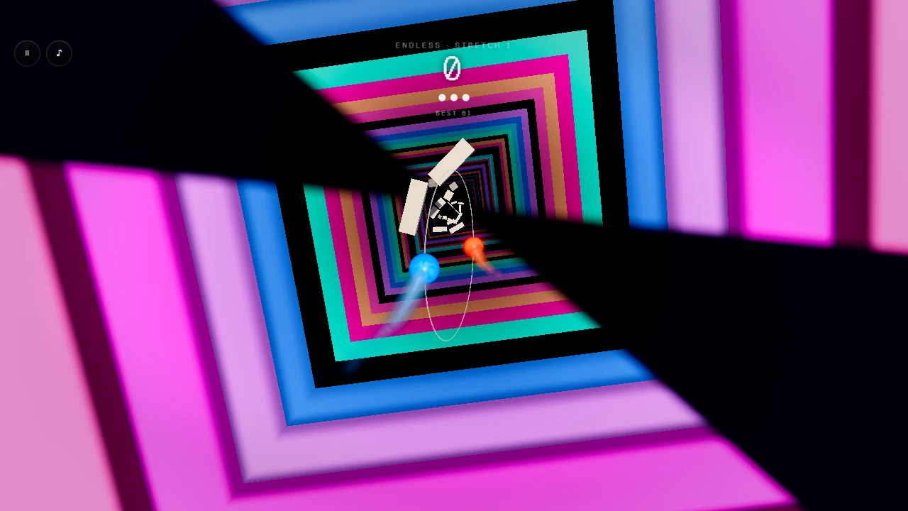 Duet 3D: a moment in the game (2 of 2)