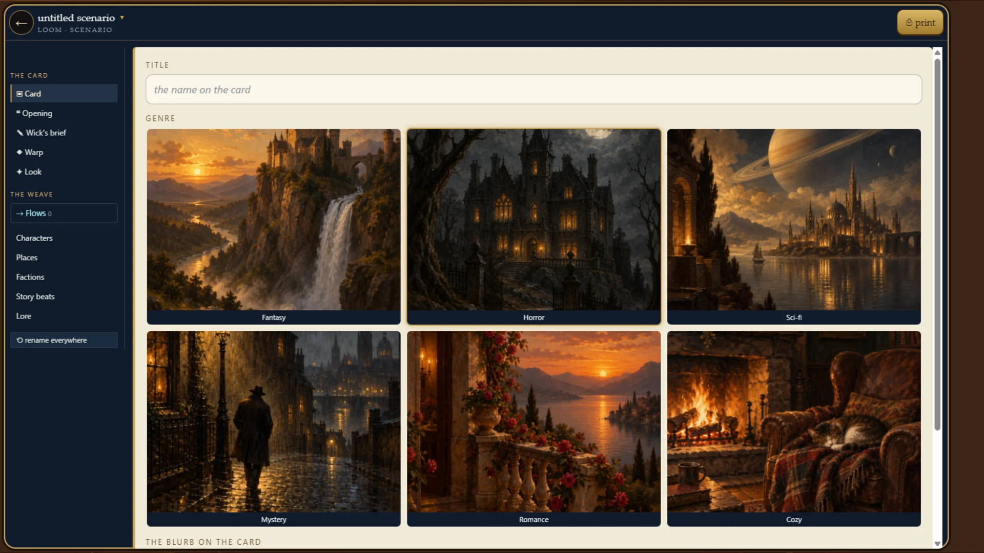 Loreweaver: a moment in the game (1 of 1)