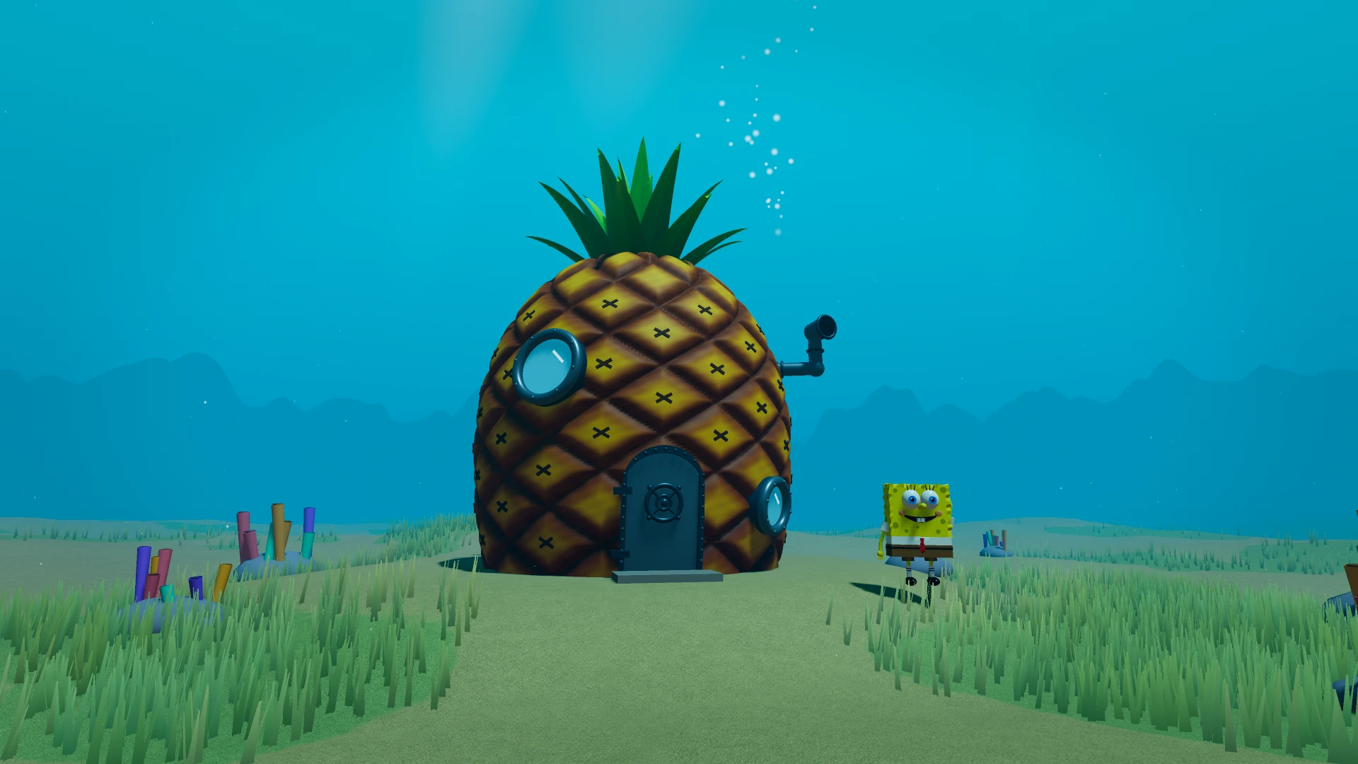 Pineapple Under the Sea: a moment in the game (1 of 1)