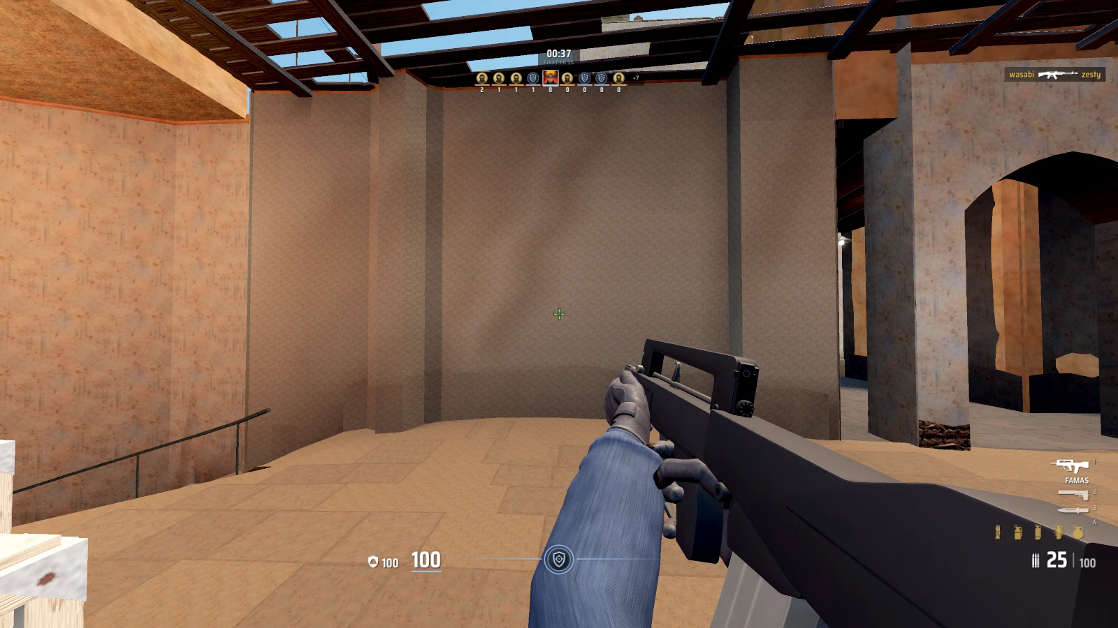 Dust 2 DM: a moment in the game (1 of 4)