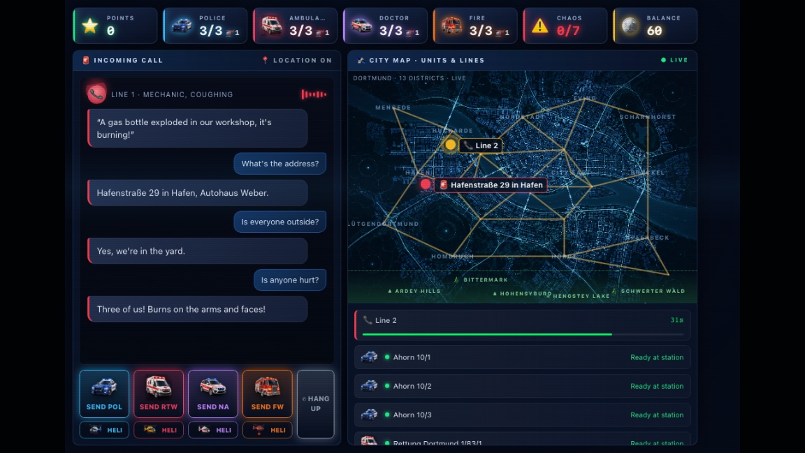 Dispatch 911: a moment in the game (2 of 8)