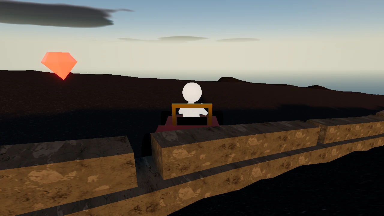 Lava Run: a moment in the game (2 of 2)