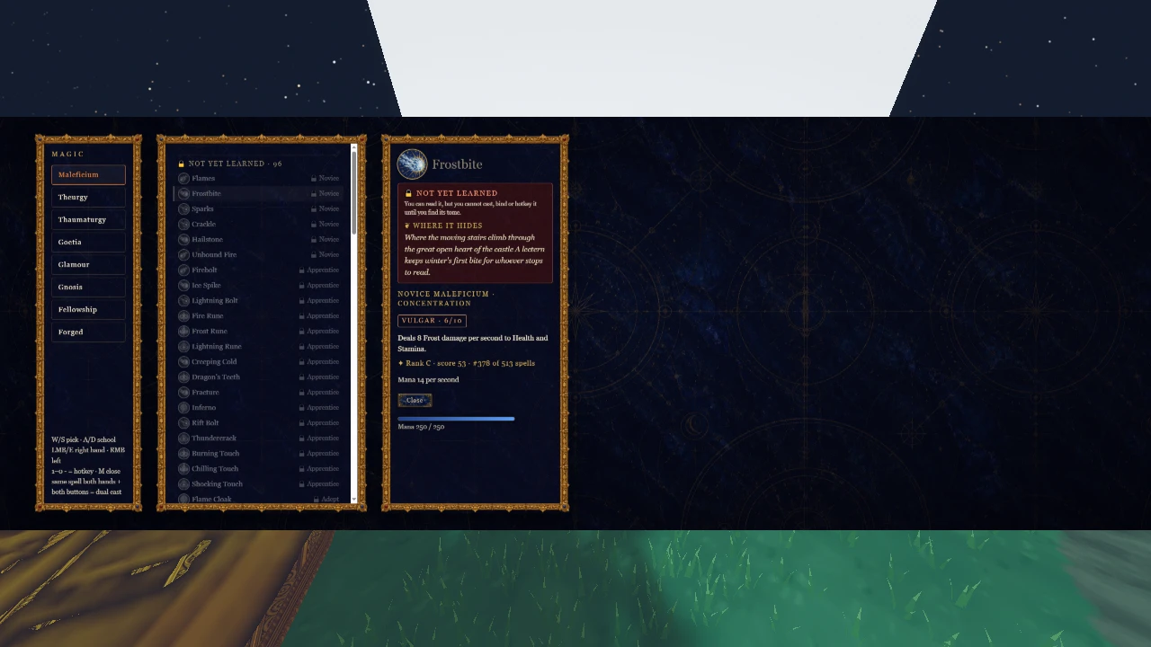 The Celestial Athenaeum: a moment in the game (2 of 3)