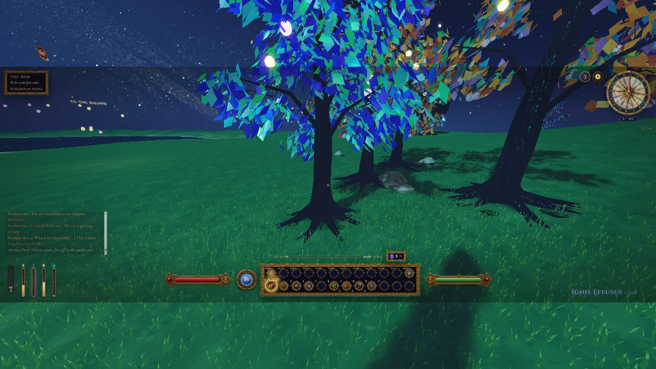 The Celestial Athenaeum: Magic Academy MMO: a moment in the game (1 of 2)