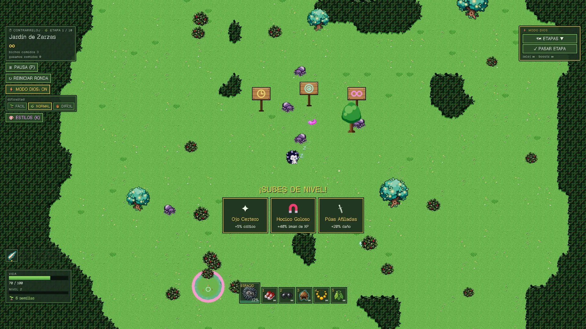 Spike's Neon Survival: a moment in the game (2 of 2)