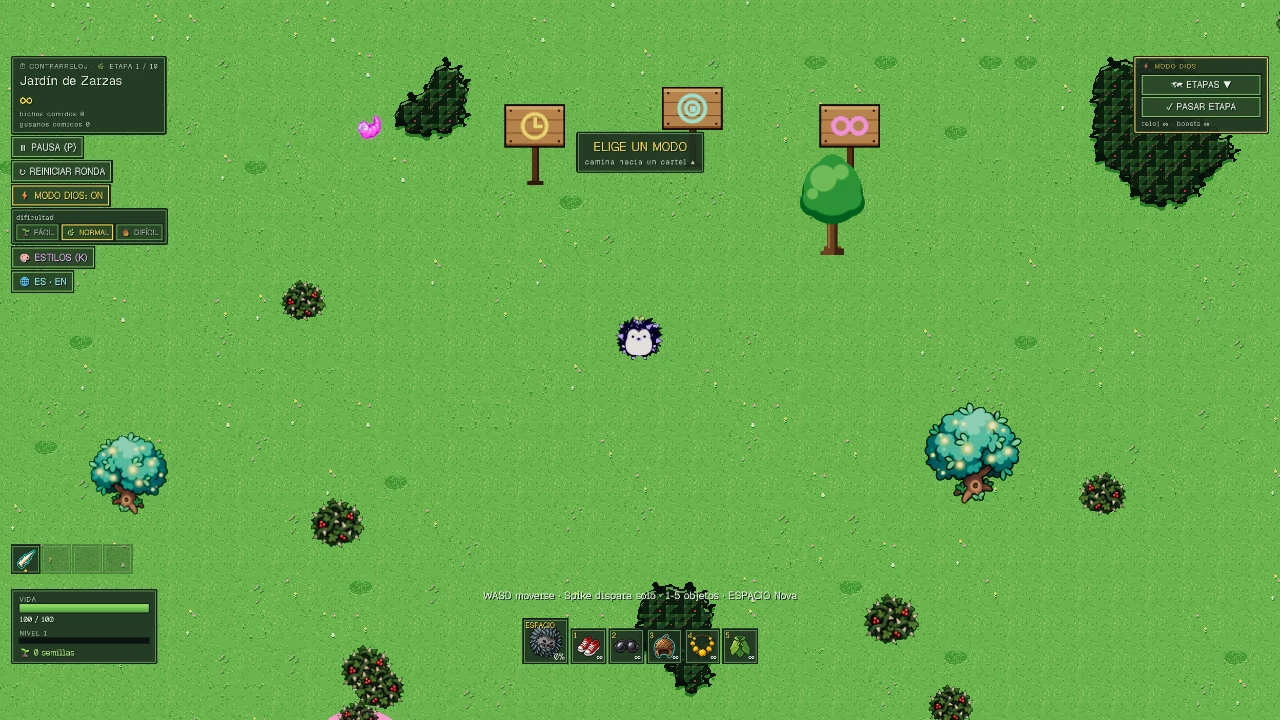 Spike's Neon Survival: a moment in the game (1 of 2)