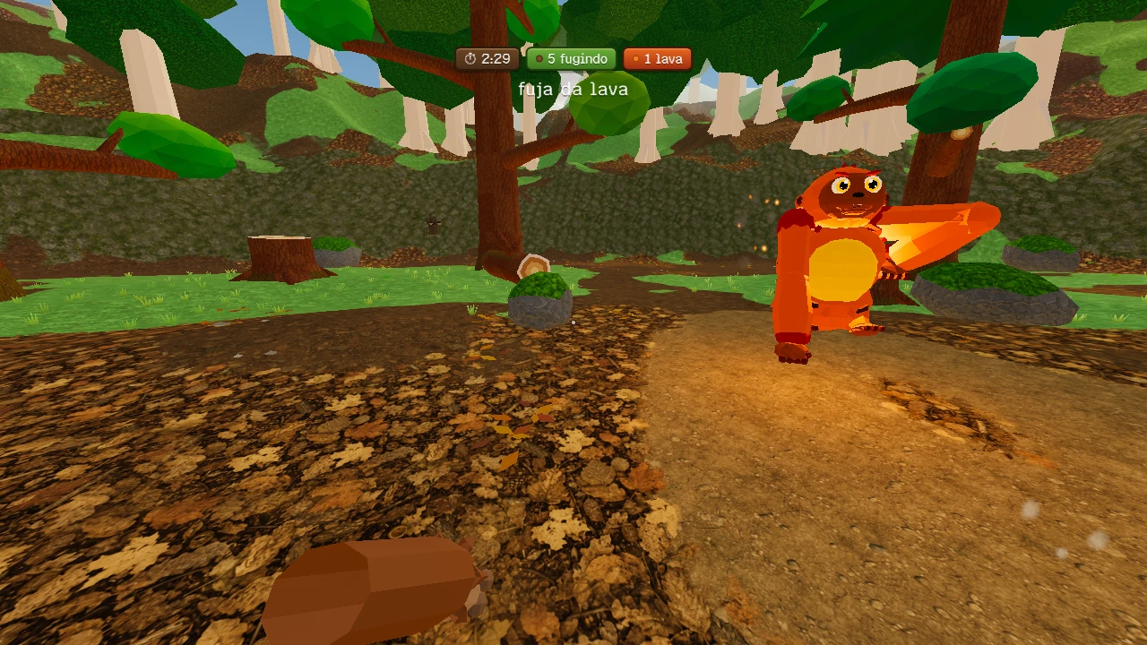 Gorila Pega-Pega: a moment in the game (3 of 3)