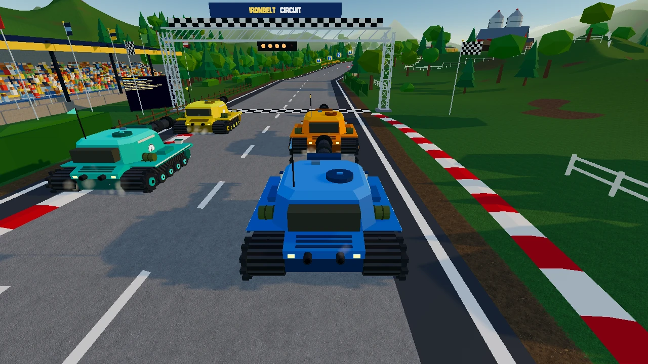 Tank Rally: a moment in the game (1 of 3)