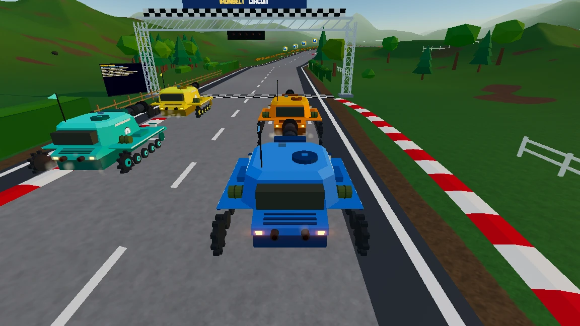 Tank Rally: a moment in the game (2 of 3)