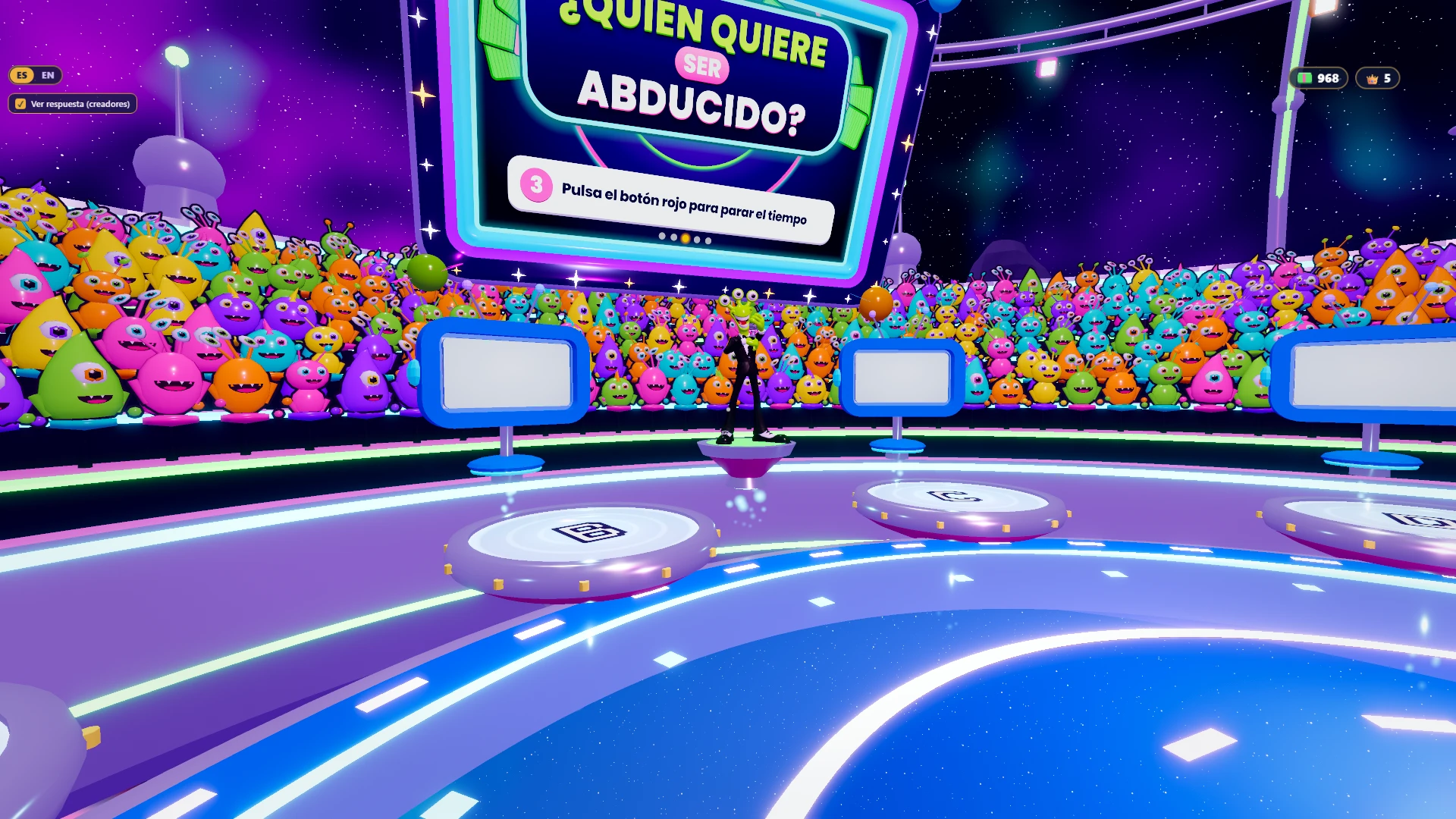 Who Wants to Be Abducted?: a moment in the game (1 of 1)