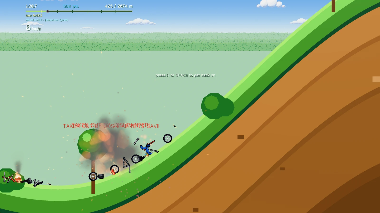 Heavy Hills: a moment in the game (2 of 2)
