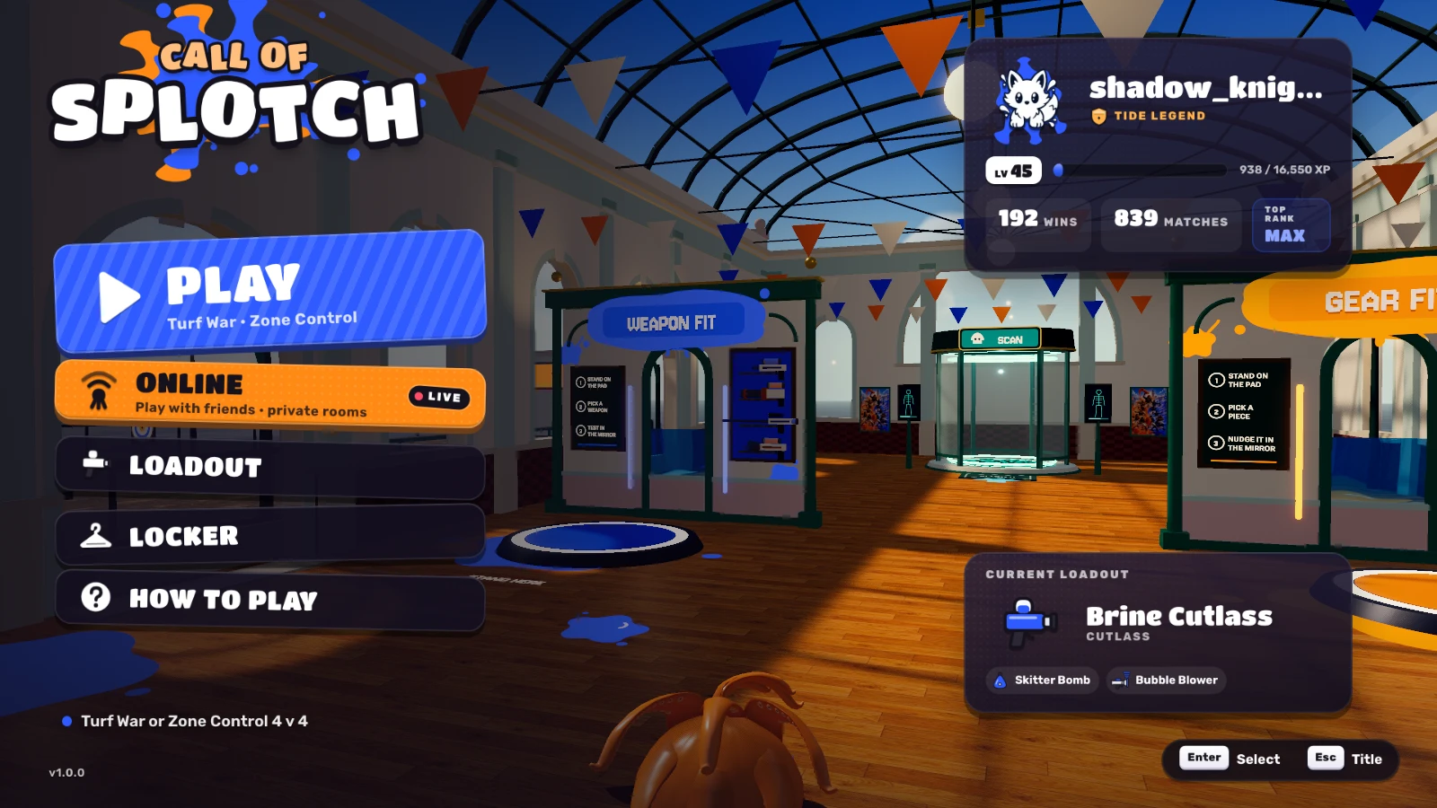 Call of Splotch: a moment in the game (1 of 4)