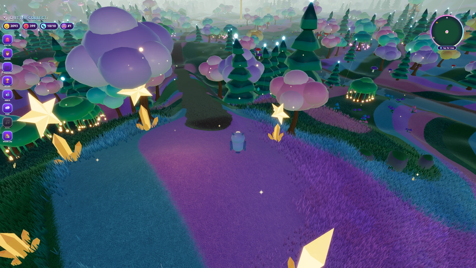 Critter Collect: a moment in the game (1 of 2)