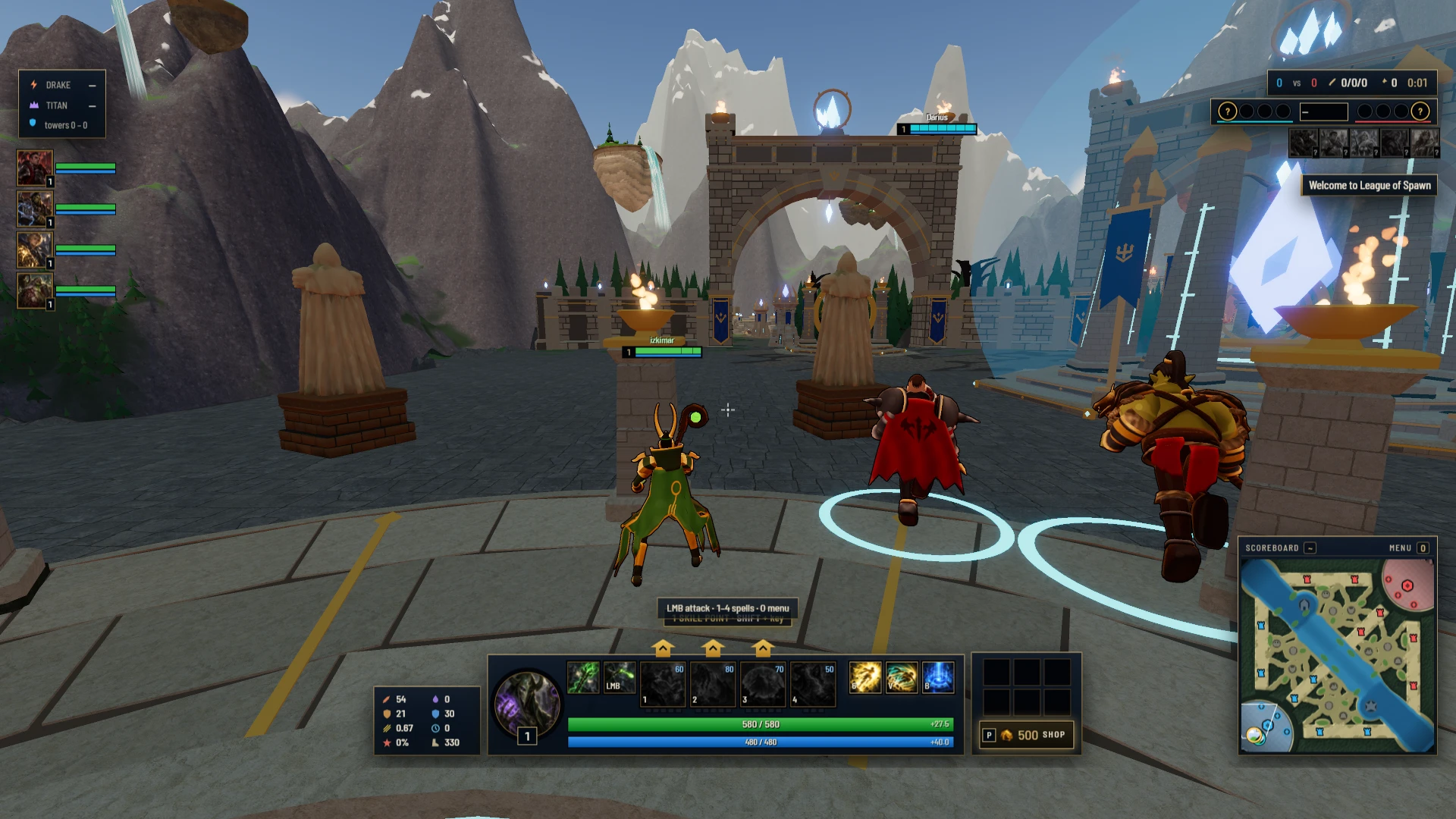 League of Spawn: a moment in the game (1 of 8)