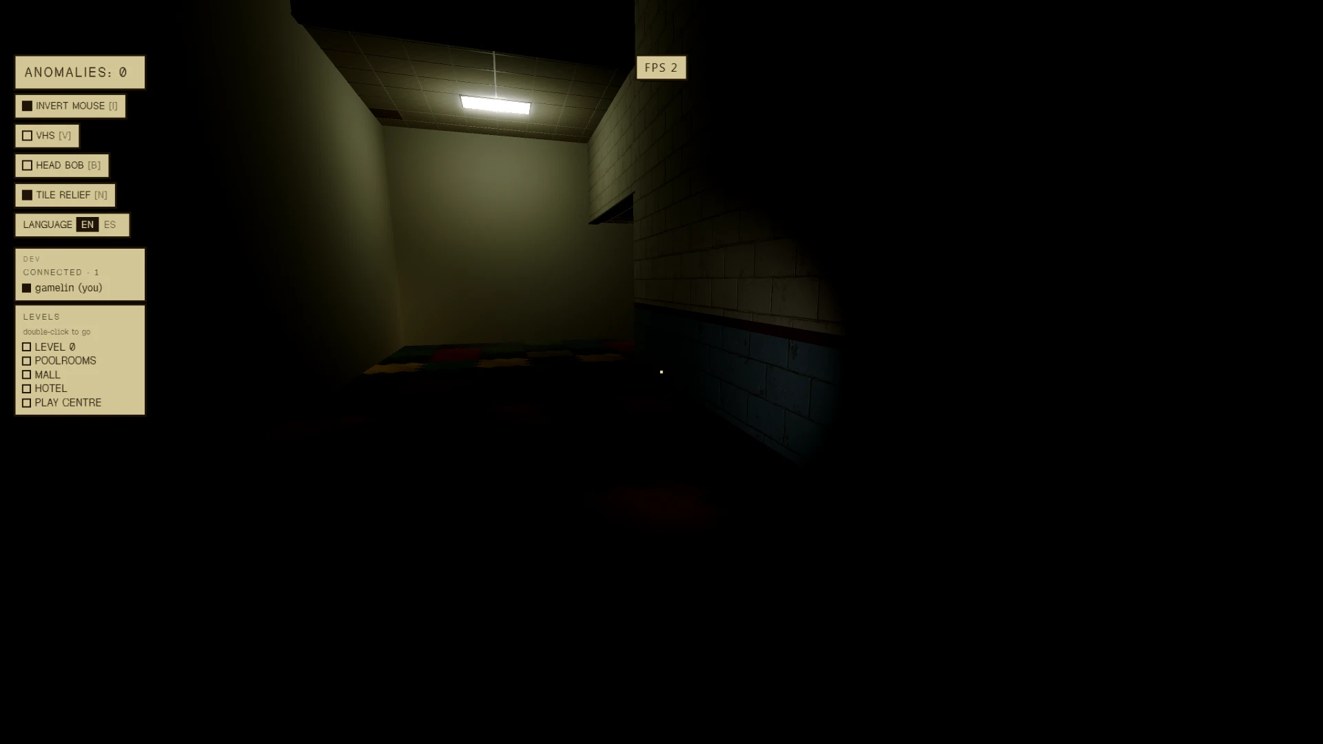 THE BACKROOMS: a moment in the game (3 of 3)