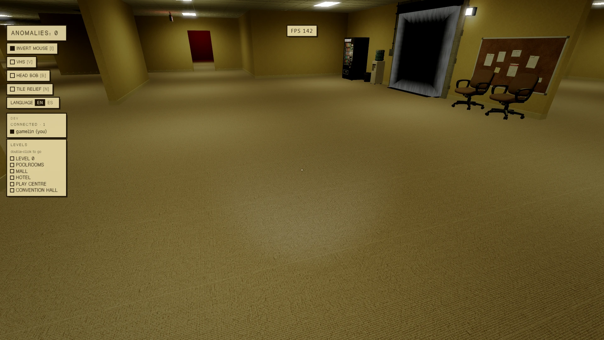 THE BACKROOMS: a moment in the game (1 of 3)