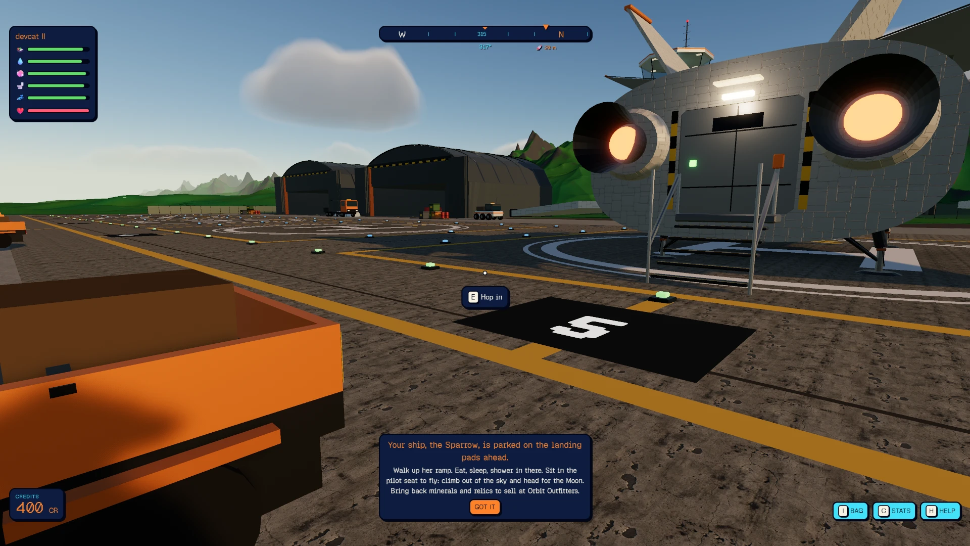 Starfarer: a moment in the game (2 of 5)