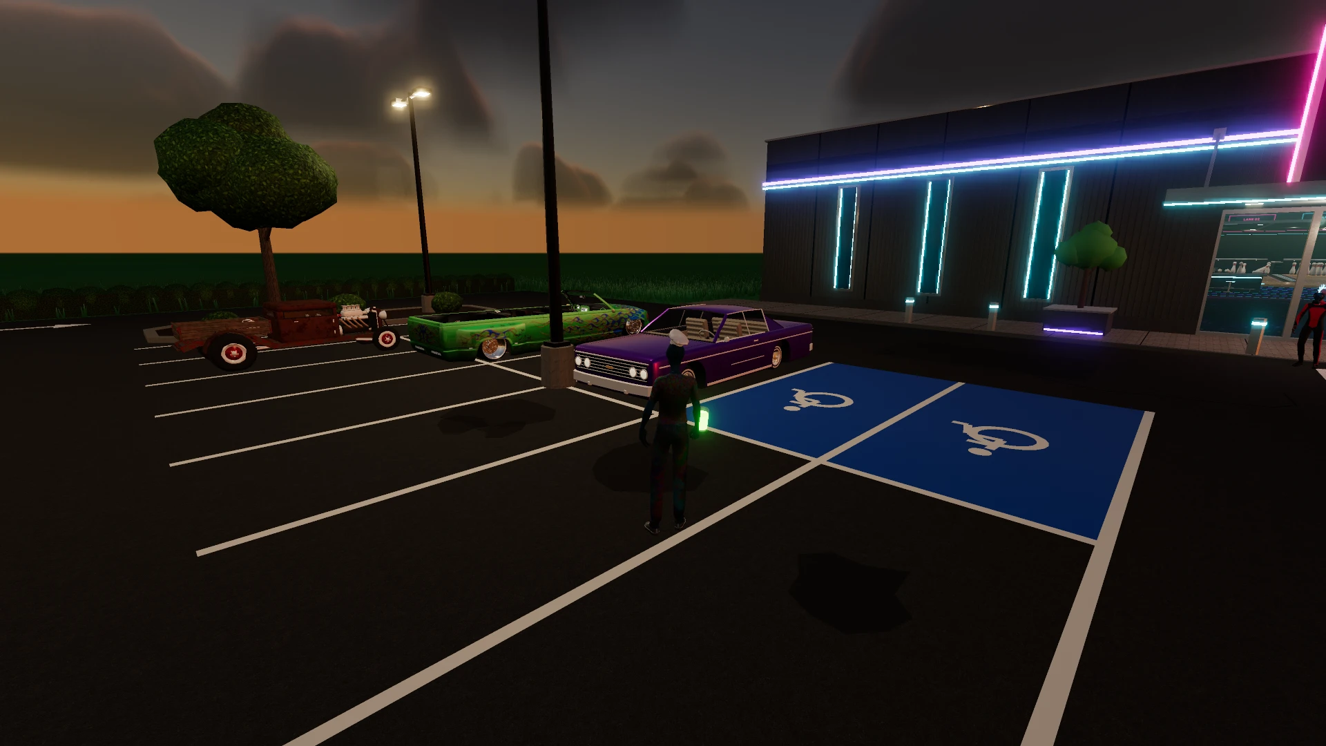 Galactic Games Lounge: a moment in the game (2 of 2)