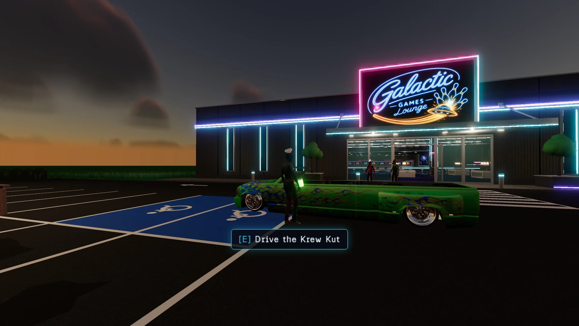 Galactic Games Lounge: a moment in the game (1 of 2)