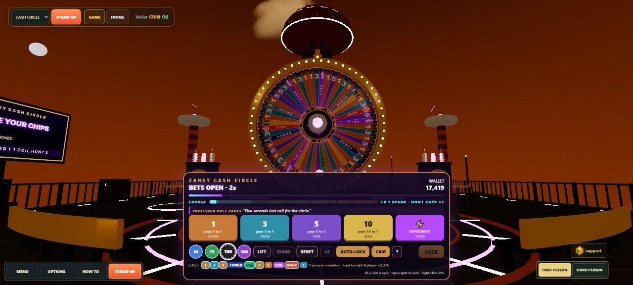 Zaney Casino Lounge: a moment in the game (9 of 9)