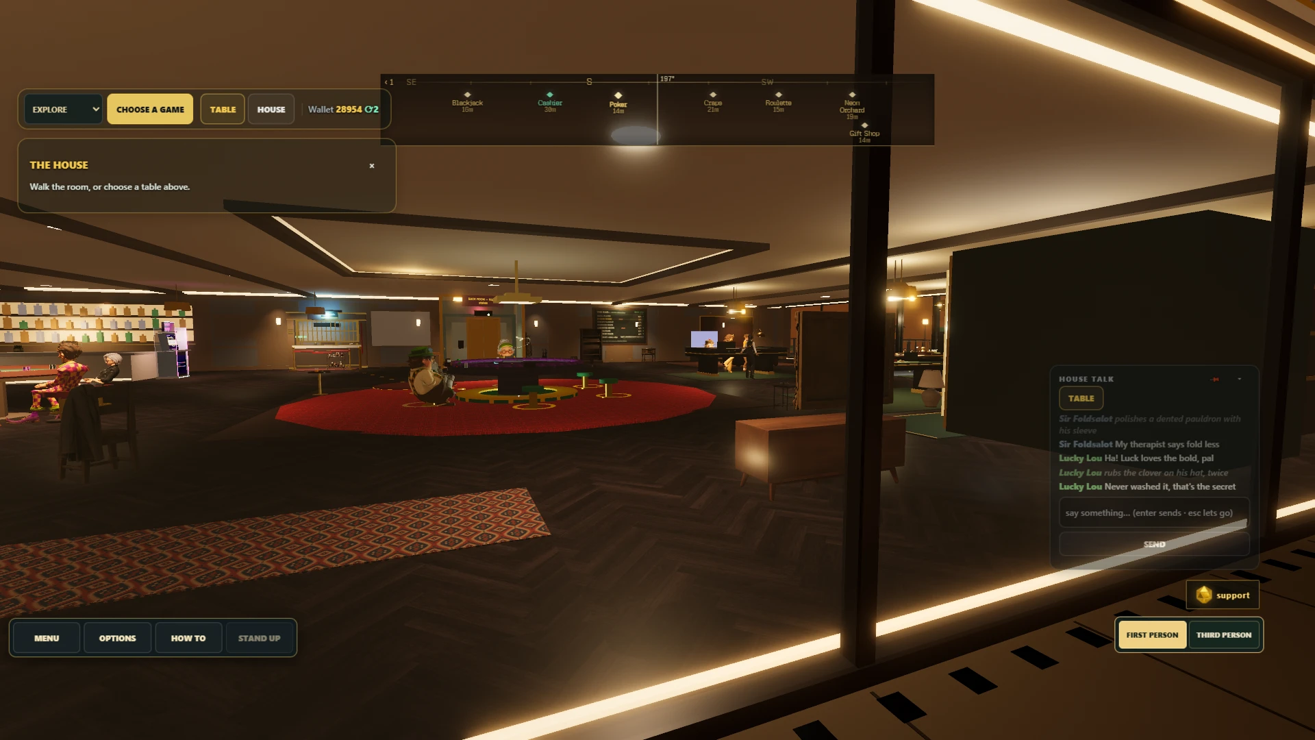 Zaney Casino Lounge: a moment in the game (1 of 9)