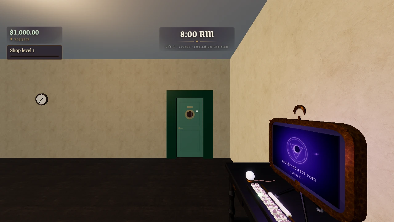 Potion Shop Simulator: a moment in the game (1 of 1)