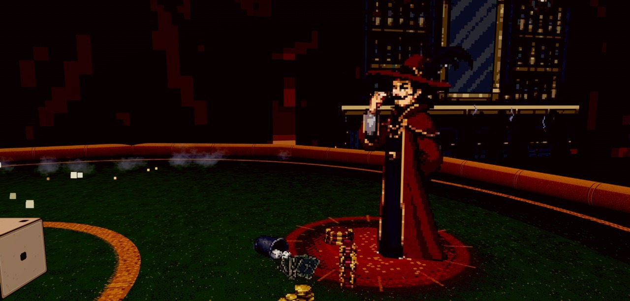 Merick: The Gambling Wizard: a moment in the game (1 of 3)