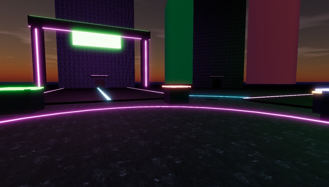 Neon Arena: a moment in the game (1 of 1)