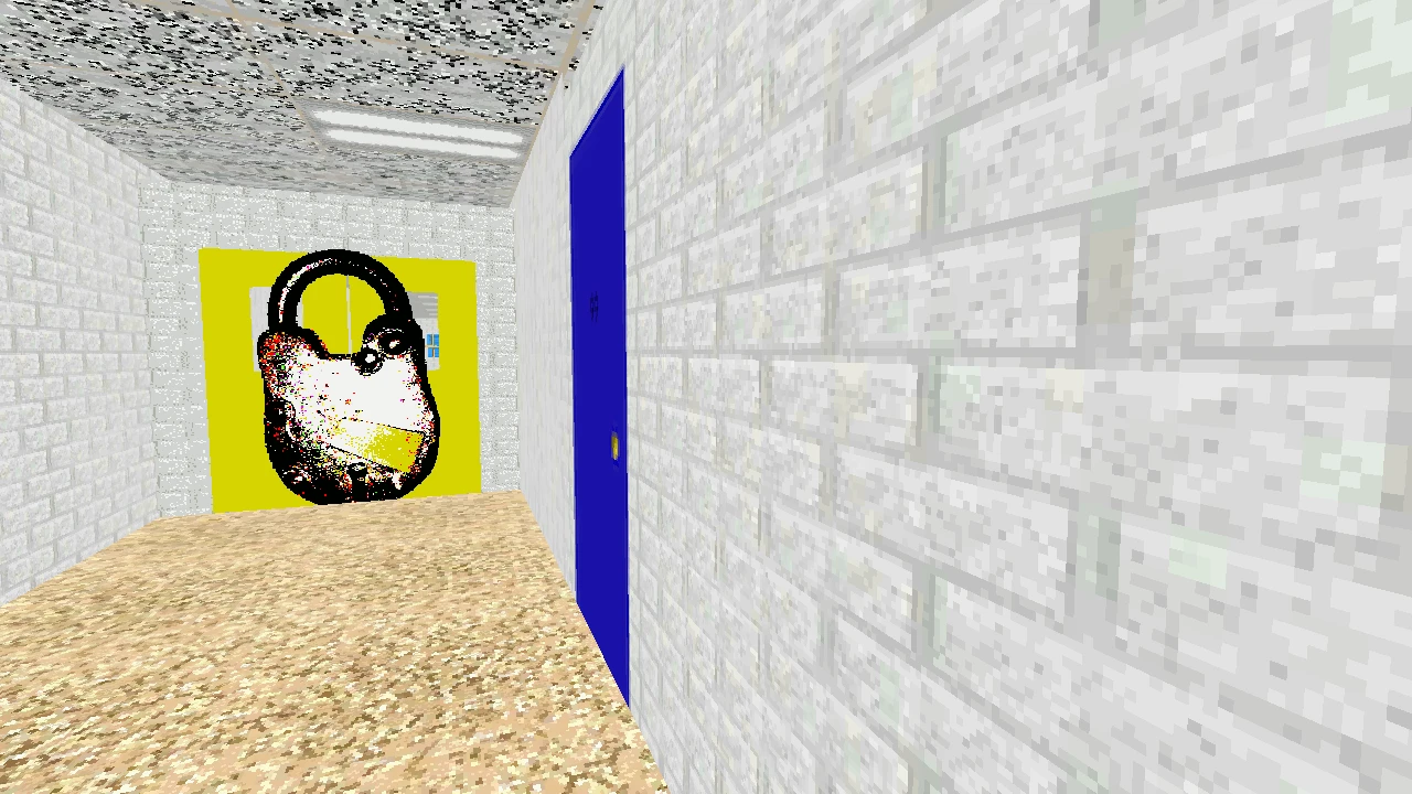 Baldi's Basics: Spawn Edition: a moment in the game (1 of 1)