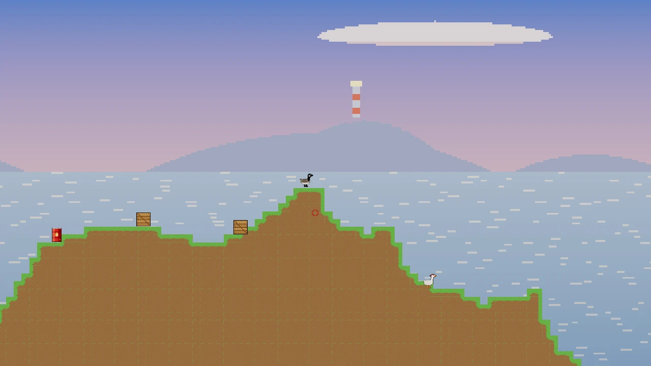 Goose Armageddon: a moment in the game (2 of 3)
