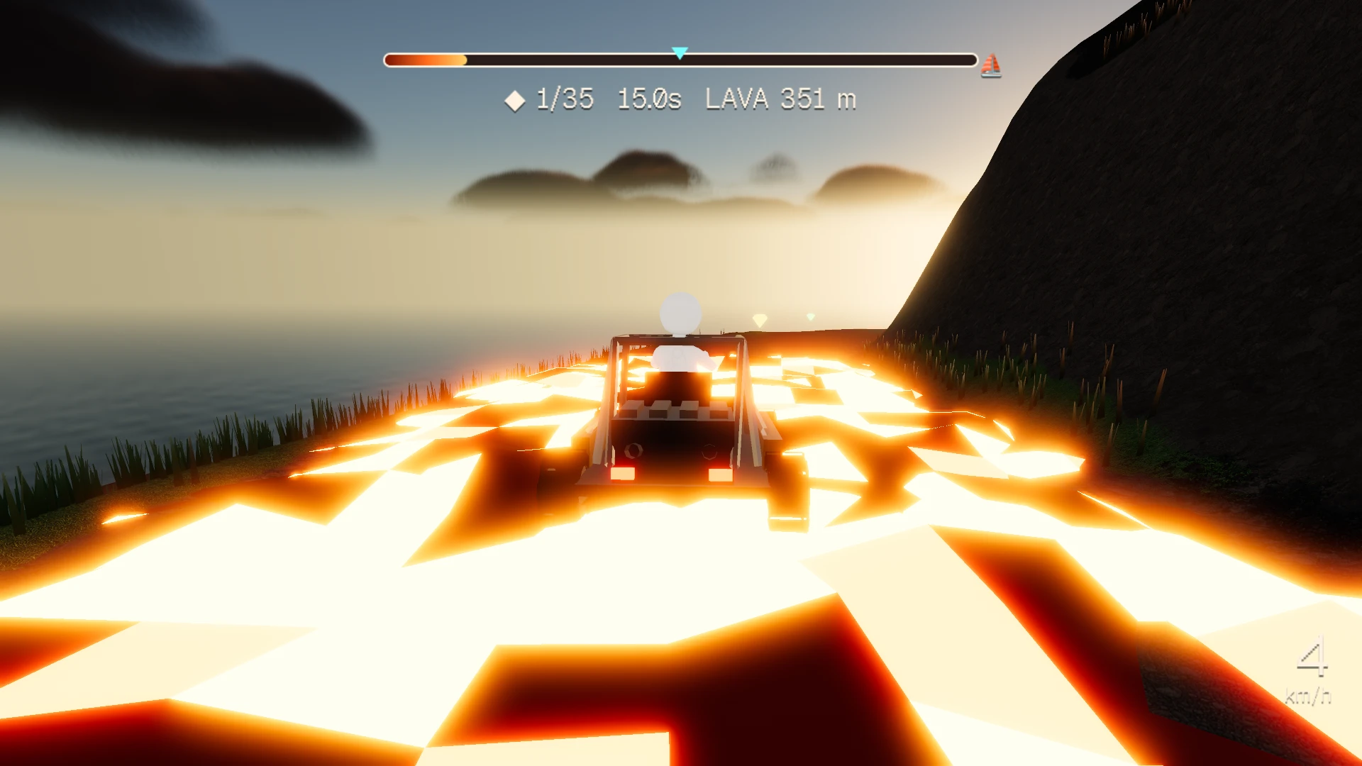 Lava Run: a moment in the game (1 of 1)