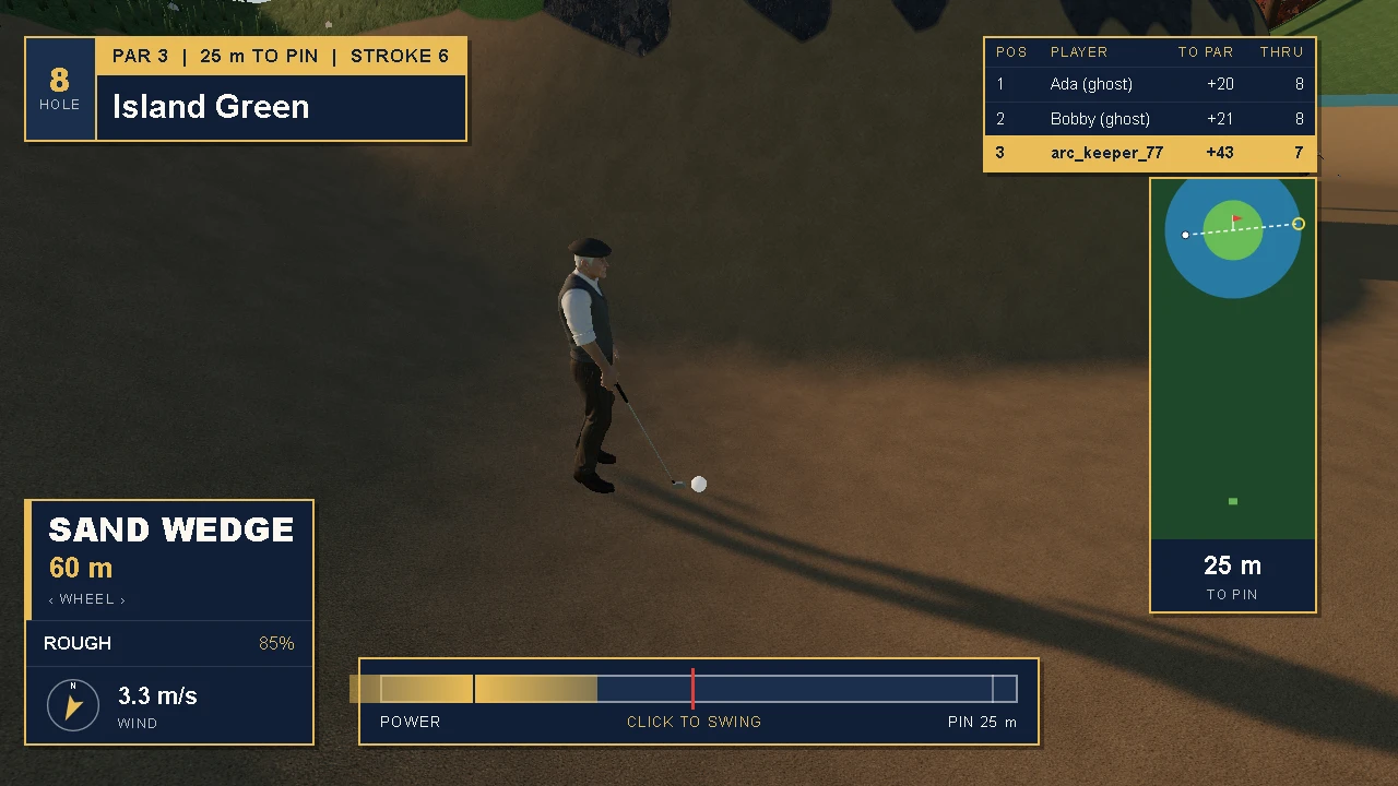 Fairway Hollow: a moment in the game (1 of 1)