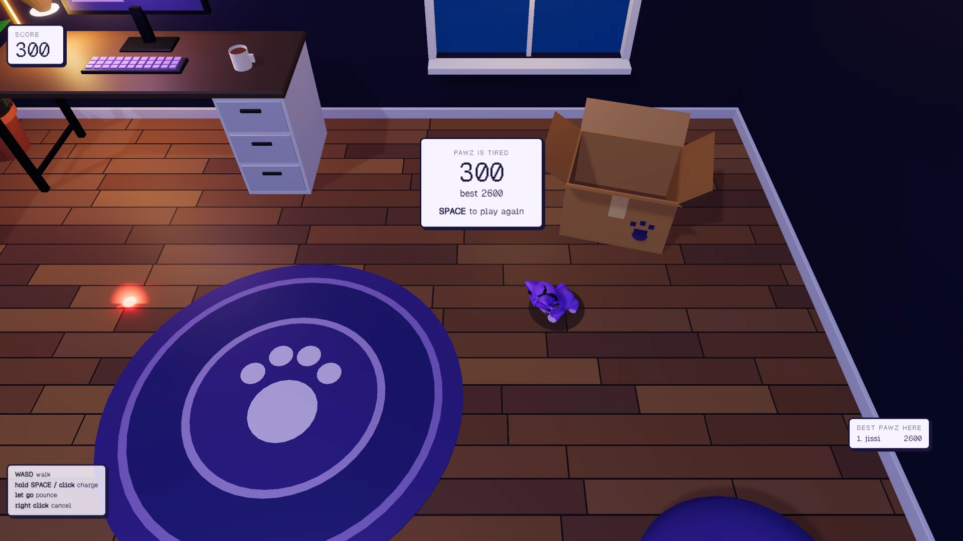 Pawz: Laser Chase: a moment in the game (1 of 1)