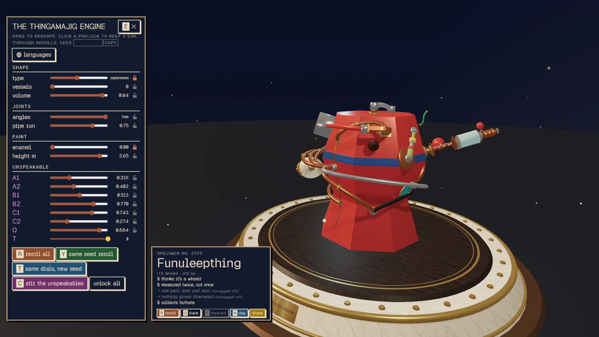 The Thingamajig Engine: a moment in the game (1 of 1)