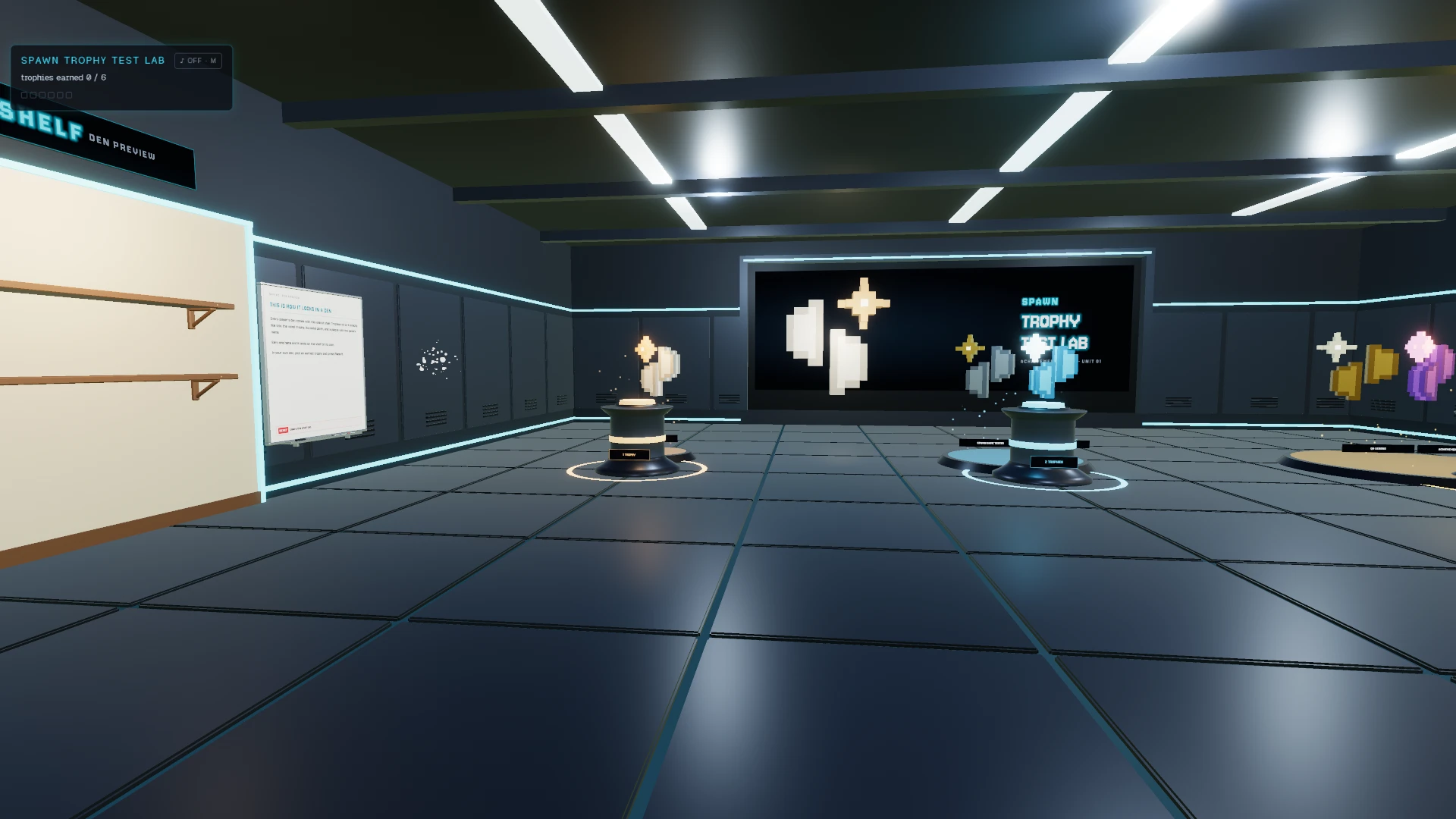 SPAWN TROPHY TEST LAB: a moment in the game (1 of 1)