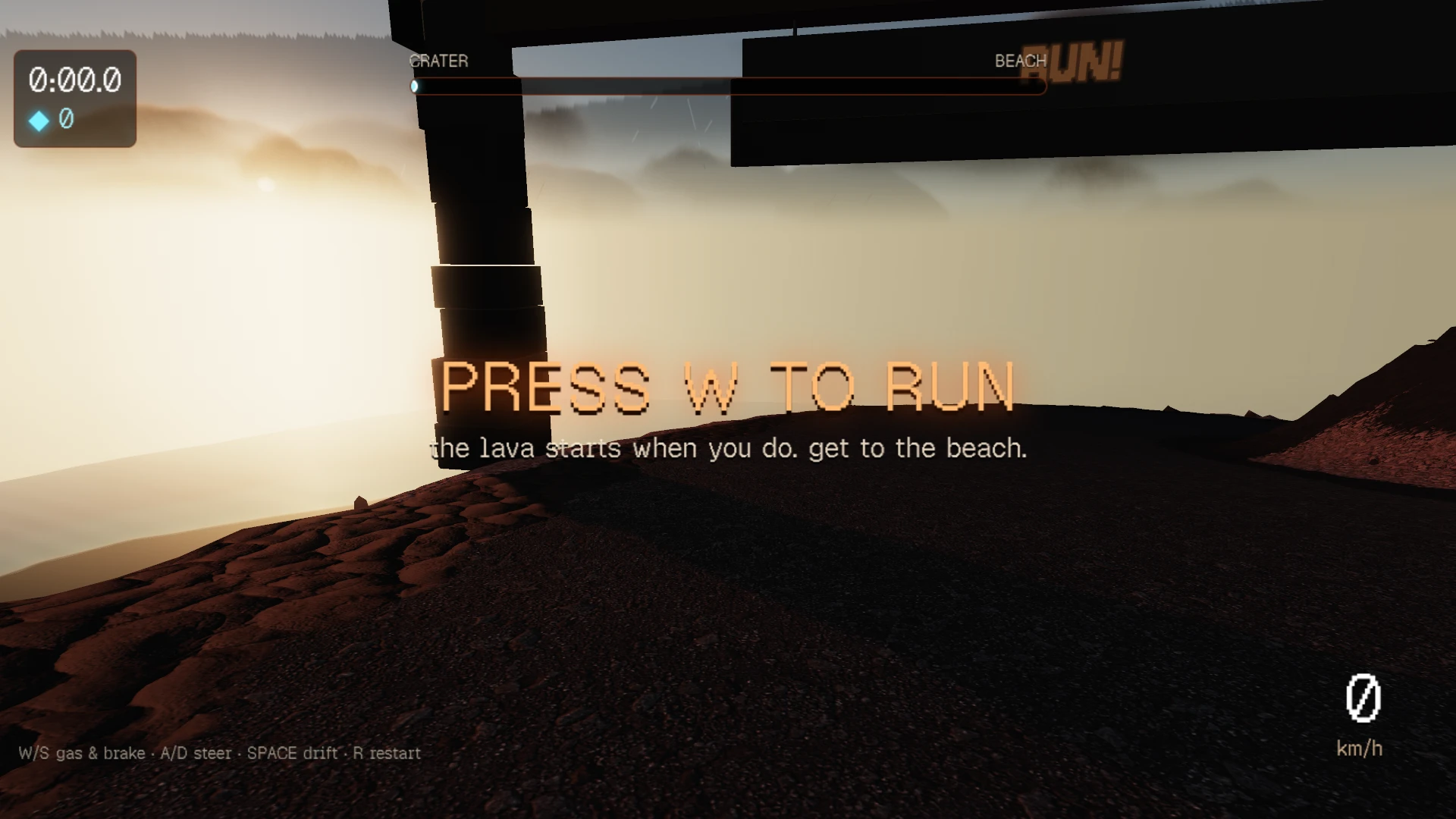 Lava Run: a moment in the game (1 of 1)