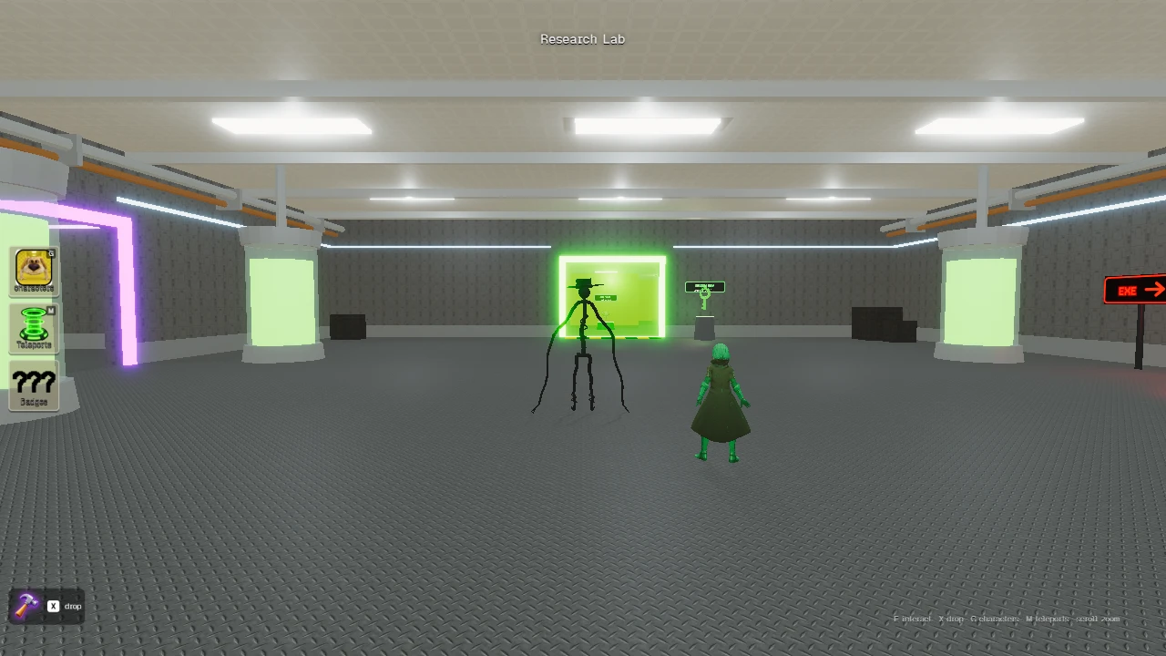 Backrooms Morphs Spawn: a moment in the game (2 of 2)