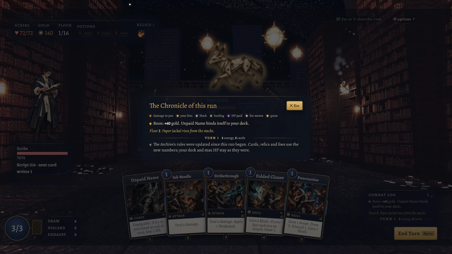 OMENFOLD — The Fractured Archive: a moment in the game (1 of 1)