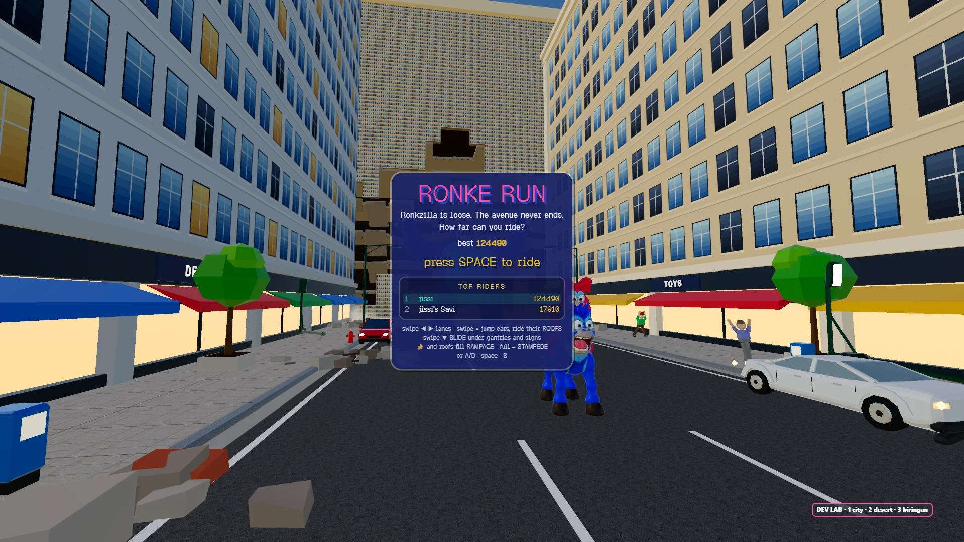 Ronke Run: a moment in the game (6 of 8)