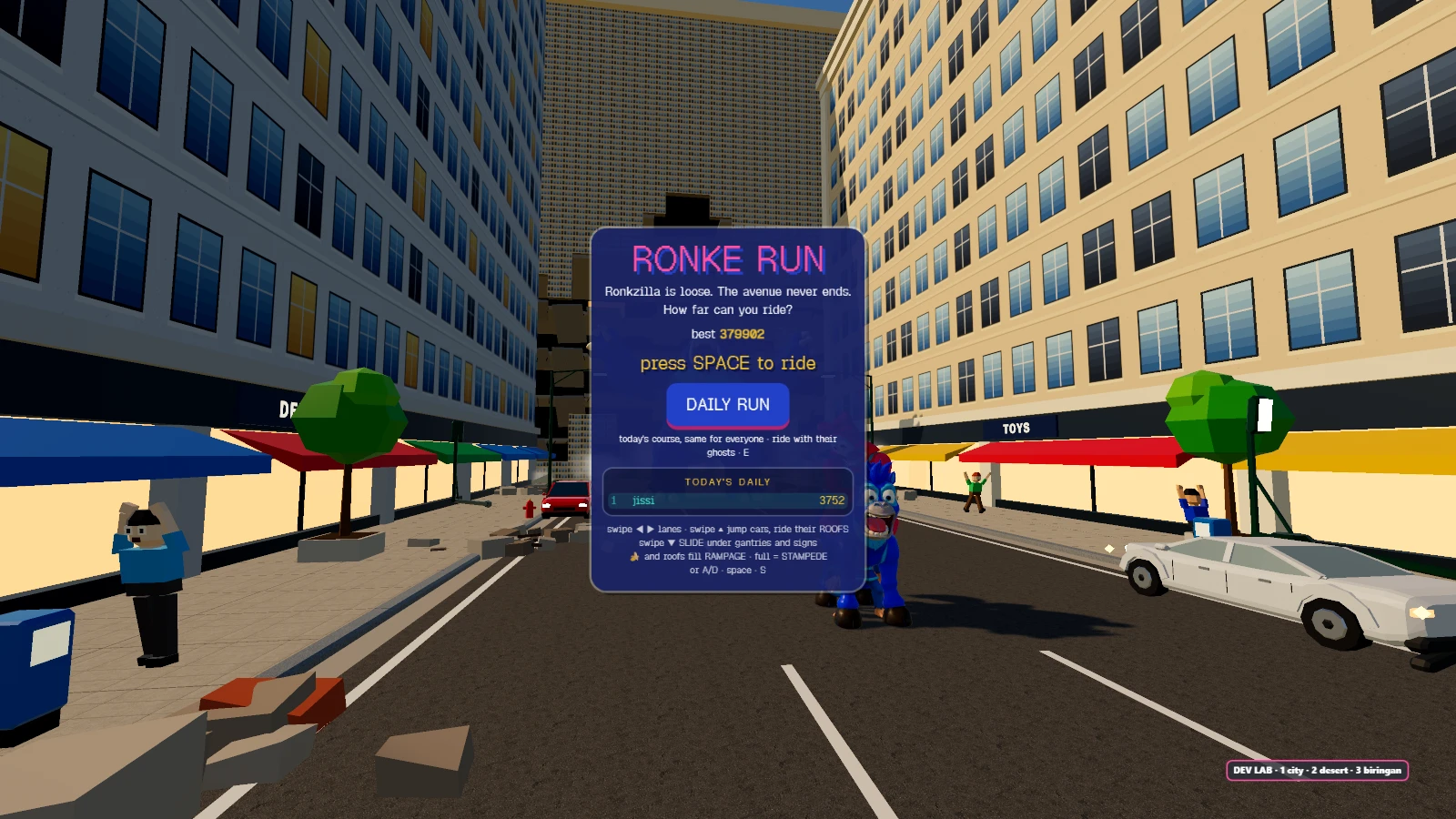 Ronke Run: a moment in the game (3 of 8)