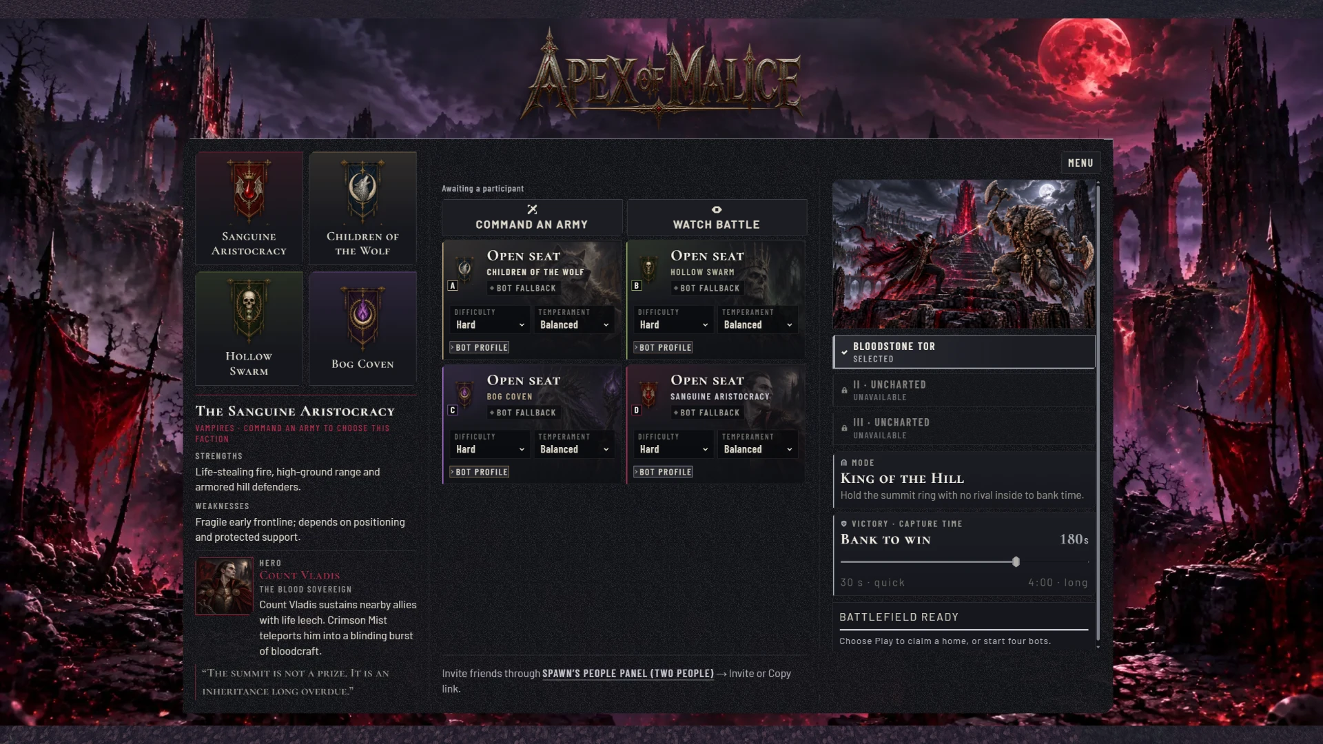 Apex of Malice: a moment in the game (2 of 2)