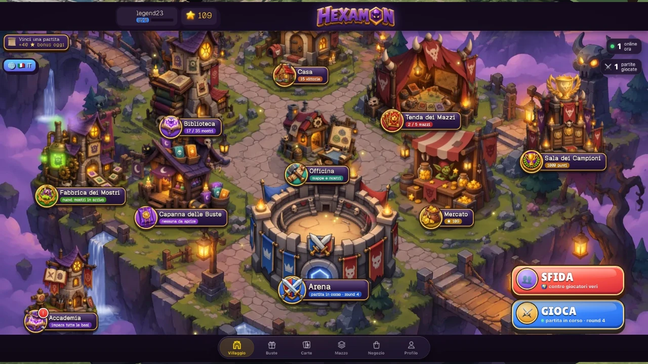 HEXAMON: a moment in the game (3 of 8)