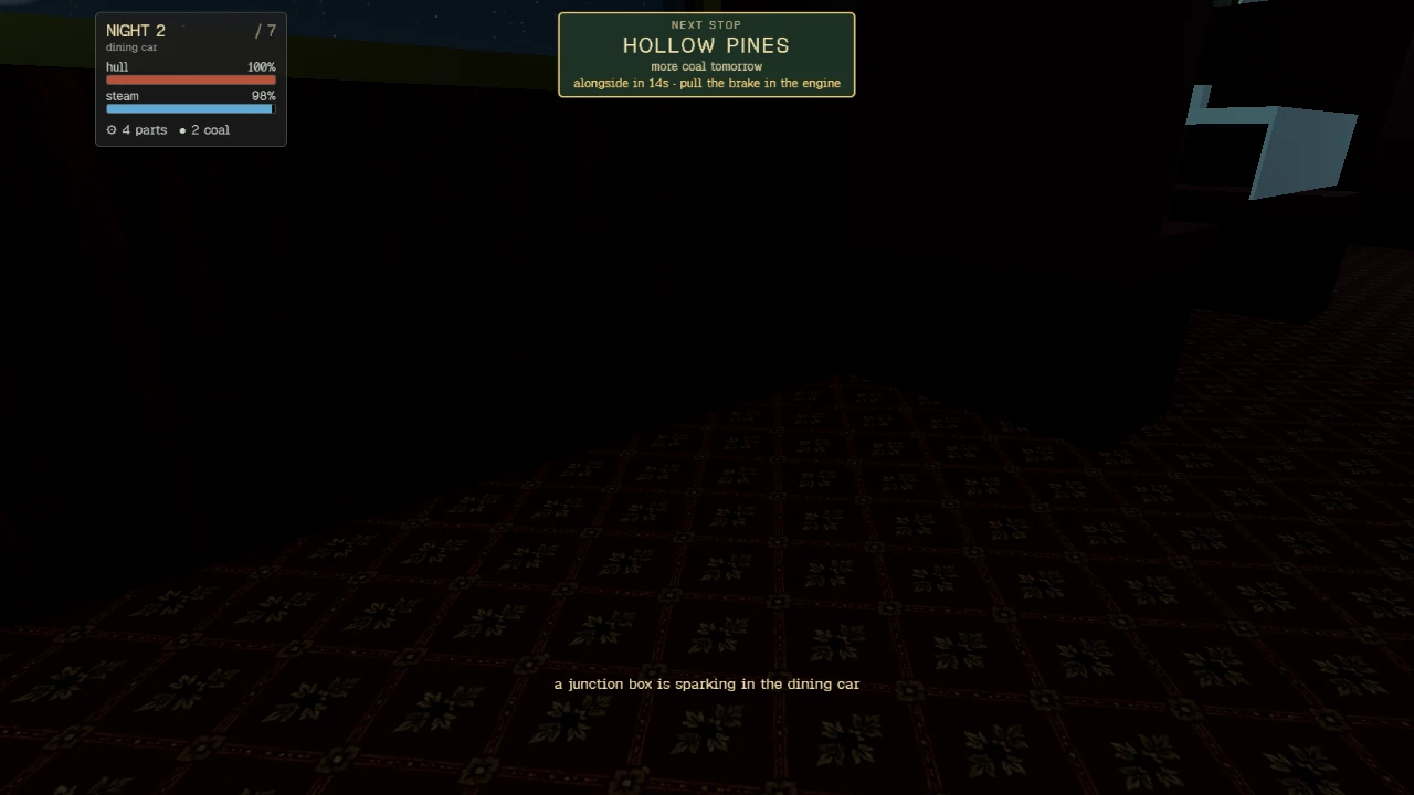 Train to Nowhere: a moment in the game (1 of 2)