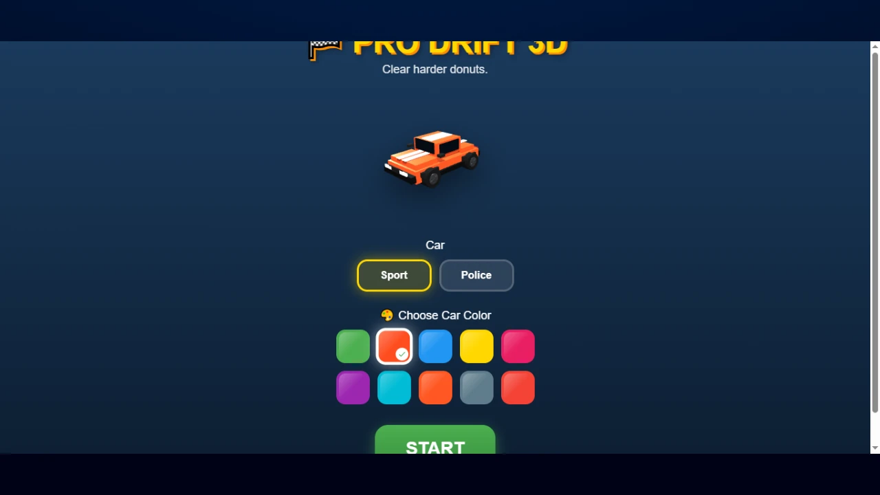 Pro Drift 3D: a moment in the game (1 of 1)