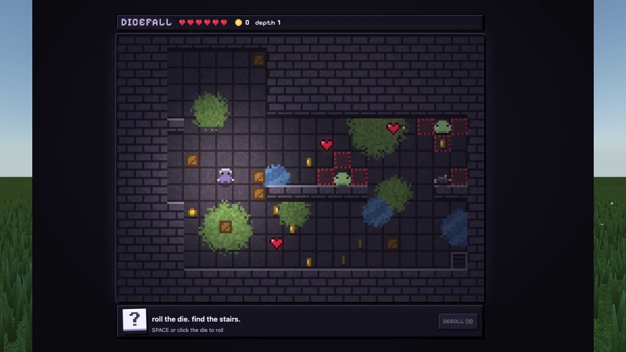 Dicefall: a moment in the game (1 of 2)