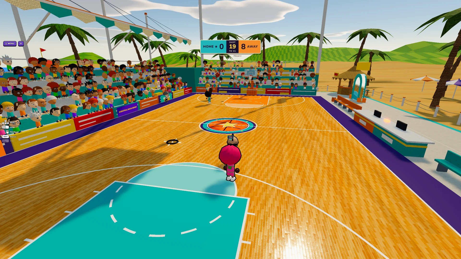 Basketball Beach Resort: a moment in the game (2 of 2)