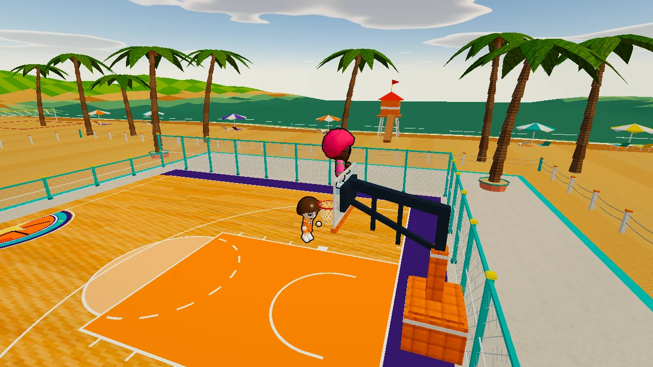 Basketball Beach Resort: a moment in the game (1 of 2)