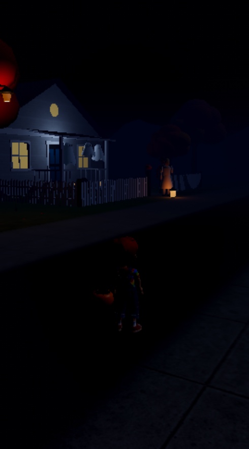 Trick or Treat: Pumpkin Lane: a moment in the game (2 of 3)
