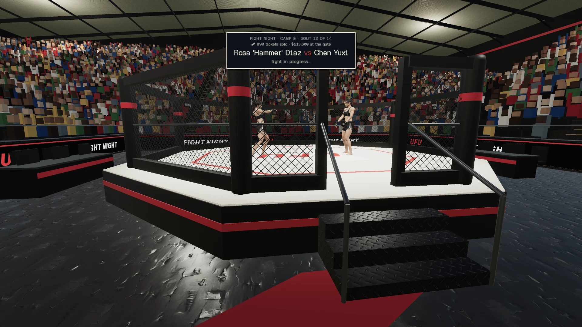 UFU Fighter Manager: a moment in the game (1 of 10)