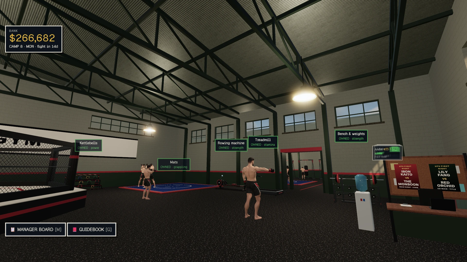 UFU Fighter Manager: a moment in the game (7 of 10)